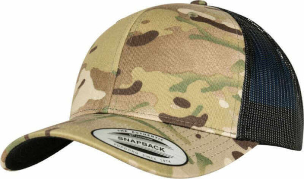 6 panelová kšiltovka Retro Cap Multicam®