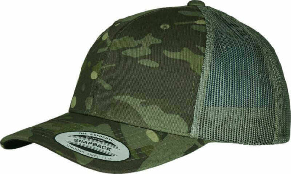 6 panelová kšiltovka Retro Cap Multicam®