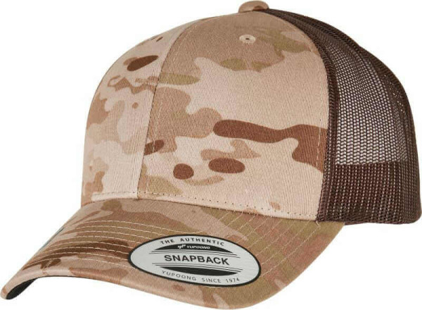 6 panelová kšiltovka Retro Cap Multicam®