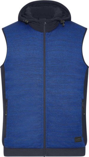 Pánská vatovaná hybridní pletená fleecová vesta - Reklamnepredmety