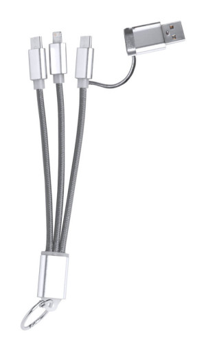 Frecles USB nabíjecí kabel s přívěškem na klíče - Reklamnepredmety