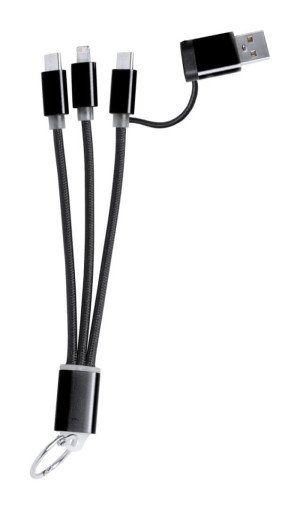Frecles USB nabíjecí kabel s přívěškem na klíče - Reklamnepredmety