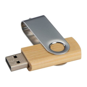 Twist USB klíč se středním dřevěným krytem 8GB - Reklamnepredmety