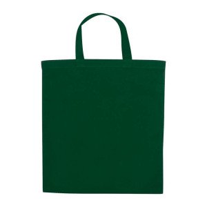 Bavlněná taška OEKO TEX s krátkýma ušima, 140 g/m² - Reklamnepredmety