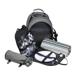 Piknikový batoh pro 4 osoby s piknikovou dekou - Reklamnepredmety