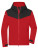 Pánská zateplená větrovka Allweather - JN1180_Light-Red_Black_Light-Red - variant 
