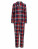 Dámské flanelové pyžamo Tartan - SF074_Red-Navy-Check - variant Ls 1000325681