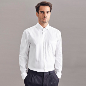 Pánská bílá košile Regular Fit - Reklamnepredmety
