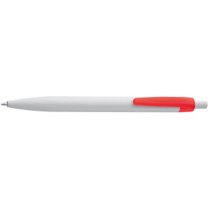 Kuličkové pero s barevným klipem - Reklamnepredmety