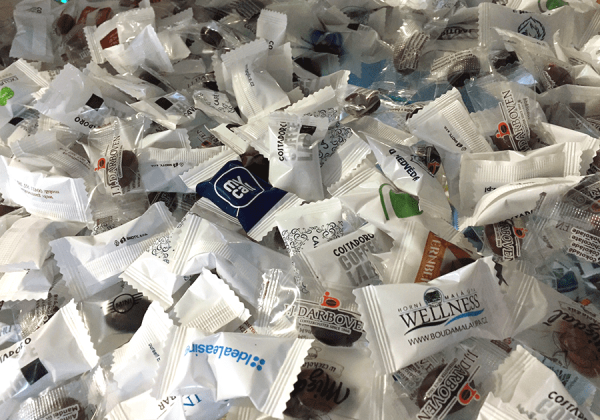 Mandle v čokoládě