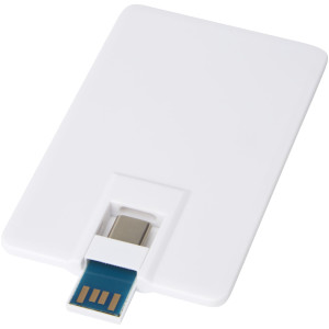 64GB USB disk s porty USB-C a USB-A 3.0 Duo Slim - Reklamnepredmety