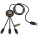 Nabíjecí kabel 3v1 z rPET se svítícím logem a kulatým bambusovým pouzdrem SCX.design C36 - 2PX08471_E1 - variant PF 2PX08471