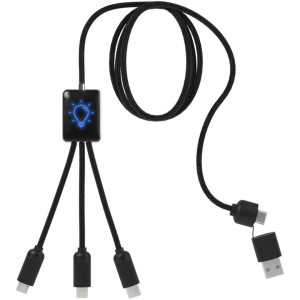 Prodloužený bambusový kabel 5v1 SCX.design C28 - Reklamnepredmety