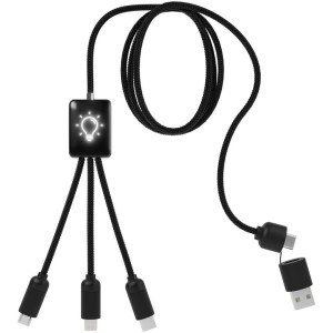 Prodloužený bambusový kabel 5v1 SCX.design C28 - Reklamnepredmety