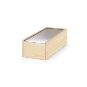 Dřevěná krabice BOXIE CLEAR M - Reklamnepredmety