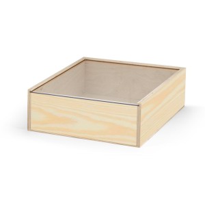 Dřevěná krabice BOXIE CLEAR L - Reklamnepredmety