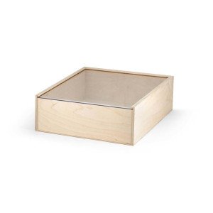 Dřevěná krabice BOXIE CLEAR L - Reklamnepredmety