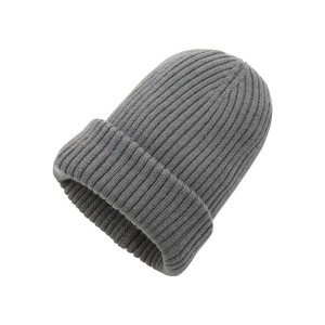 Dvojitě pletená beanie čepice Impact z Polylana® AWARE™ - Reklamnepredmety