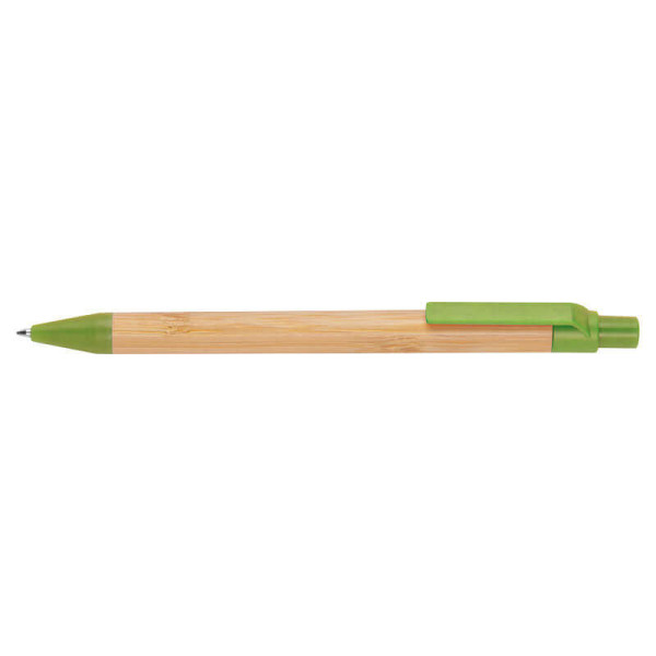 Kuličkové pero z pšeničné slámy a bambusu