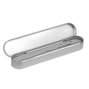 COMBO 4in1 kuličkové pero s laserovým ukazovátkem,  stříbrná - Reklamnepredmety