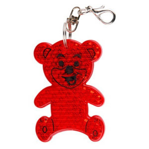 TEDDY RING reflexní přívěsek na klíče - Reklamnepredmety