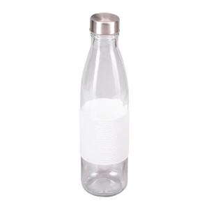 VIGOUR lahev ze skla 800 ml, bílá - Reklamnepredmety