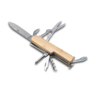 PATTANI kapesní nůž, hnědá - Reklamnepredmety