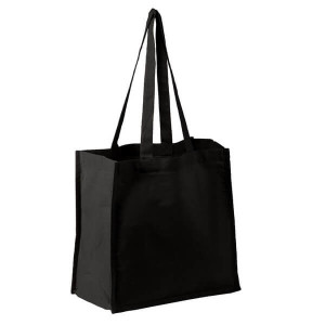 ECO STYLE nákupní taška z bavlny, černá - Reklamnepredmety