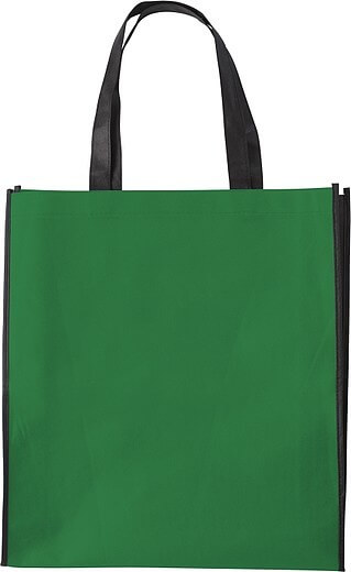 ASUKA Nákupní taška z netkané textilie s černými boky
