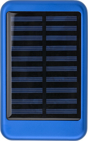 Hliníková solární powerbanka, kapacita 4000mAh - Reklamnepredmety
