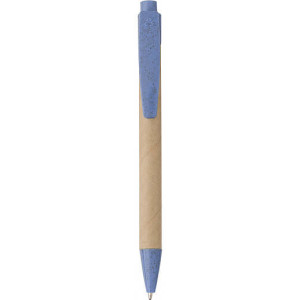 Kartonové kuličkové pero s modrou náplní - Reklamnepredmety