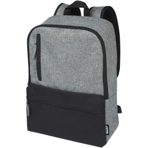 15" GRS recyklovaný dvoubarevný batoh na notebook 14 l  Reclaim - Reklamnepredmety