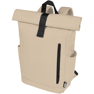 15,6" GRS RPET roll top batoh 18 l Byron - Reklamnepredmety