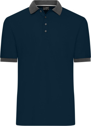 Pánské kontrastní piqué polo JN 1304 - Reklamnepredmety