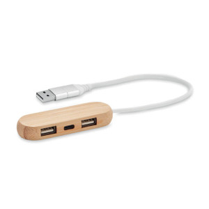 Tříportový USB Type-C rozbočovač VINA C - Reklamnepredmety