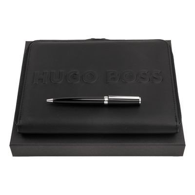 Set HUGO BOSS (kuličkové pero Gear Icon & konferenční obal A5)