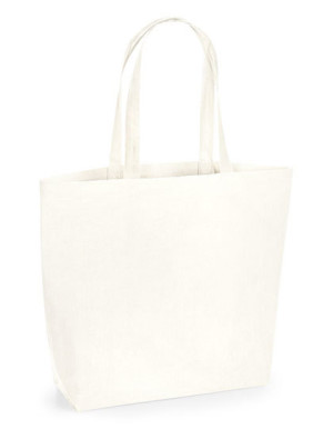 Přírodně barvená maxi taška z organické bavlny - Reklamnepredmety
