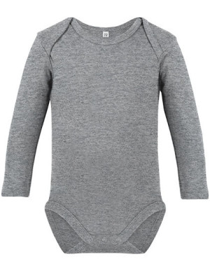 Organické body pro miminka s dlouhým rukávem Bailey 02 - Reklamnepredmety