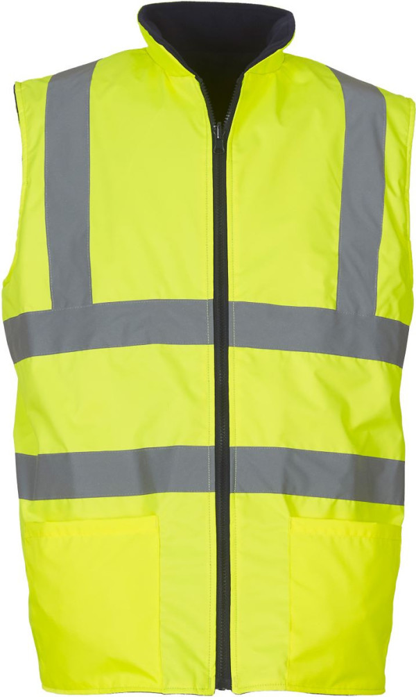 Hi-Vis Oboustranná Fleecová Vesta