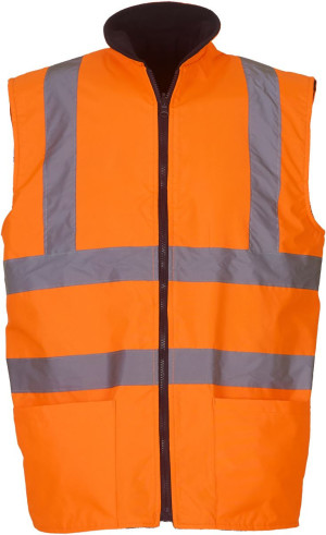 Hi-Vis Oboustranná Fleecová Vesta - Reklamnepredmety