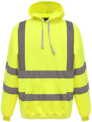 Mikina s kapucí Hi-Vis Yoko | HVK05 - Reklamnepredmety