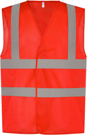 Hi-Vis síťovaná bezpečnostní vesta Yoko | HVW120 - Reklamnepredmety