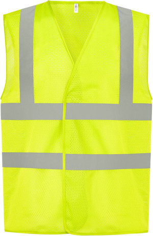 Hi-Vis síťovaná bezpečnostní vesta Yoko | HVW120 - Reklamnepredmety