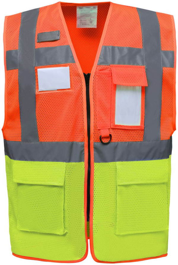 Hi-Vis síťovaná bezpečnostní vesta Yoko | HVW820