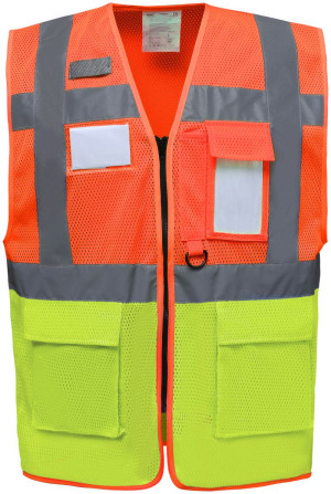 Hi-Vis síťovaná bezpečnostní vesta Yoko | HVW820 - Reklamnepredmety