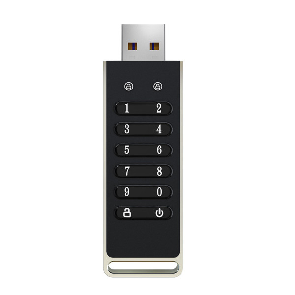 Kovový USB 3.0 flash disk s šifrováním na PIN kód