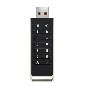 Kovový USB 3.0 flash disk s šifrováním na PIN kód - Reklamnepredmety