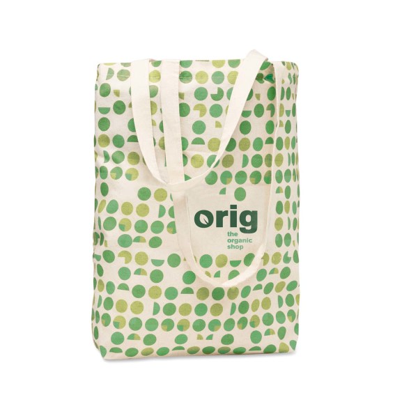 Bavlněná nákupní taška vhodná pro celoplošný potisk, volitelný materiál