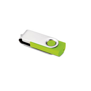 USB klíč s otočným ochranným kovovým krytem, s potiskem nebo gravírováním - Reklamnepredmety