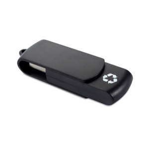 USB flash paměťová karta ze 100% recyklovaného plastu, s potiskem v cene - Reklamnepredmety